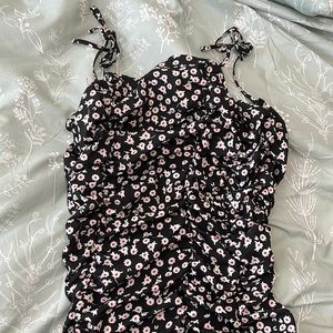 Black Floral Sundress